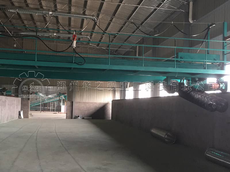 雞糞有機肥翻拋造粒生產線